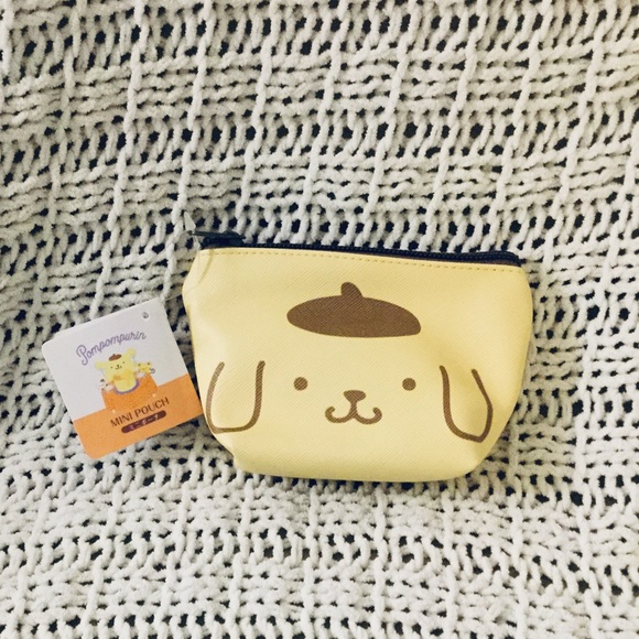 Adorable Sanrio PomPompurin Mini Pouch - coin bag (NWT) - Picture 2 of 4